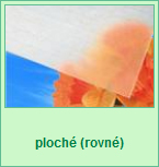 ploché (rovné)