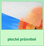 ploché průsvitné